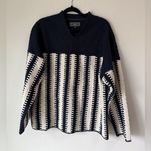 Kith Long Sleeve Crochet Malik Jersey - Nocturnal size small